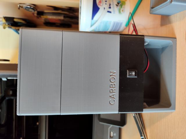 BentoBox 4028 Fan case optimized with switch 3D model thumbnail