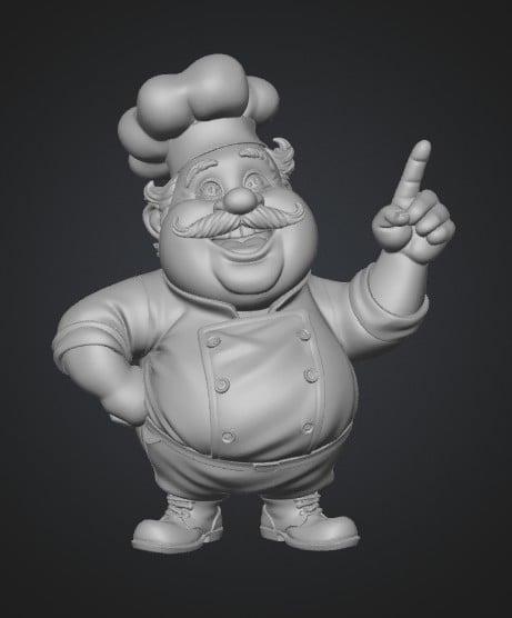 The Jolly Chef 3D model thumbnail