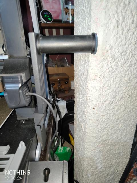 Ender 3 V3 KE/SE Lateral Spool Holder Bracket to floor and with Anti shake construction 3D model thumbnail