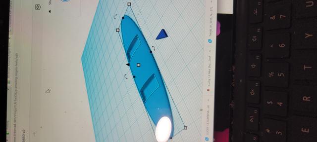 LUCKY 13 SURFBOARD 3D model thumbnail