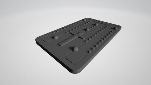 Rosary Card 3D model thumbnail