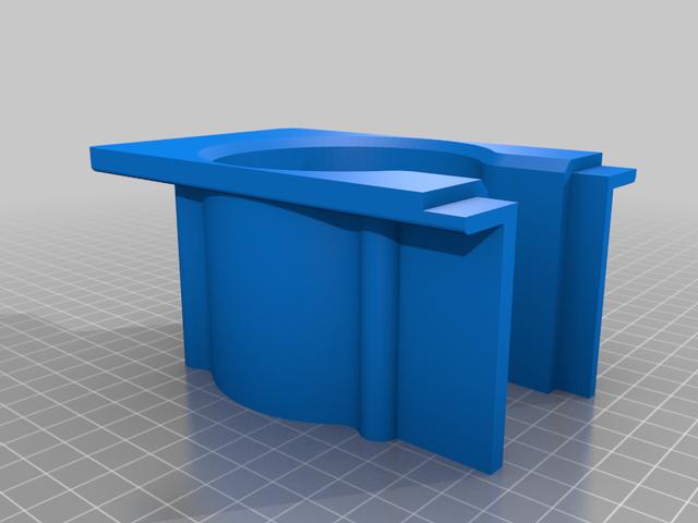 Toyota Corolla Console Cup Holder 3D model thumbnail