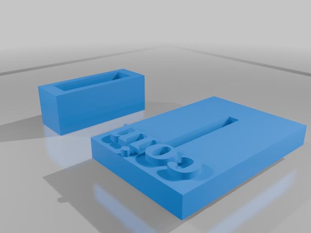 coin slot 3D model thumbnail