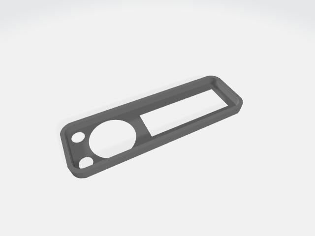 P1P Screen Faceplate-Protector 3D model thumbnail