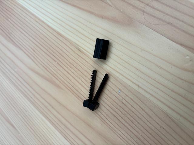 10 inch rack screws 3D model thumbnail