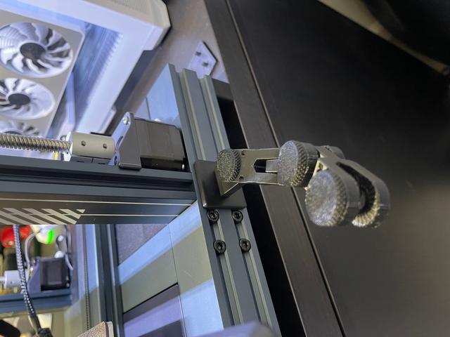Neptune 3 Pro Frame Rail Bracket for Articulating Pi Camera Arm 3D model thumbnail