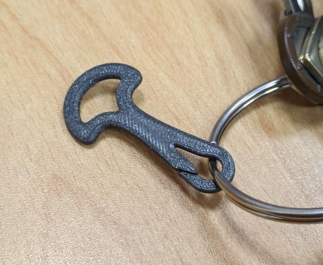 Removable Shopping Cart Key 3D model thumbnail