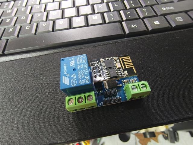 ESP 01S / ESP8266 Relay Module Bottom Cover 3D model thumbnail