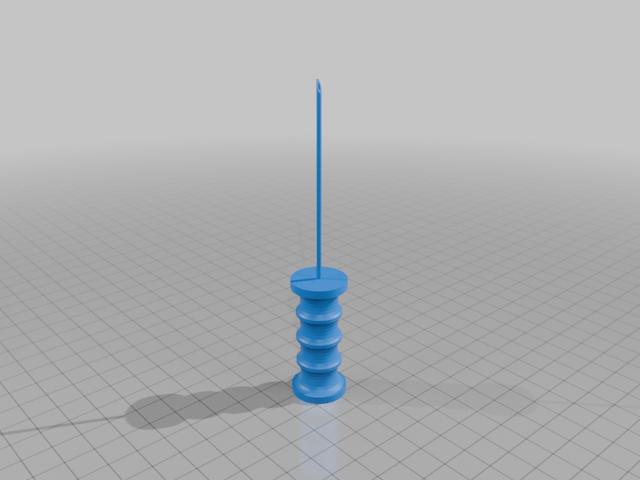 fishing needle 3D model thumbnail