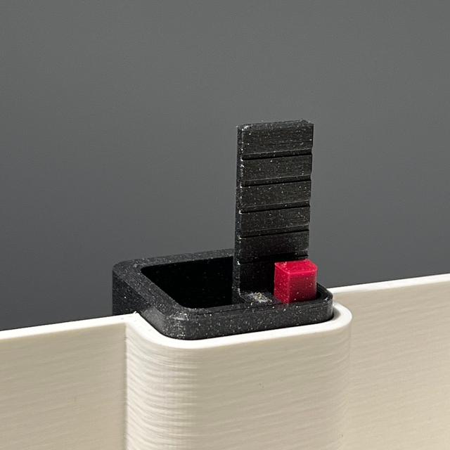 Water level indicator for self watering planter - smaller hole 3D model thumbnail