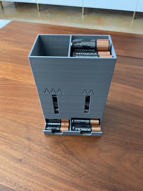 Battery Holder AAA, AA 3D model thumbnail