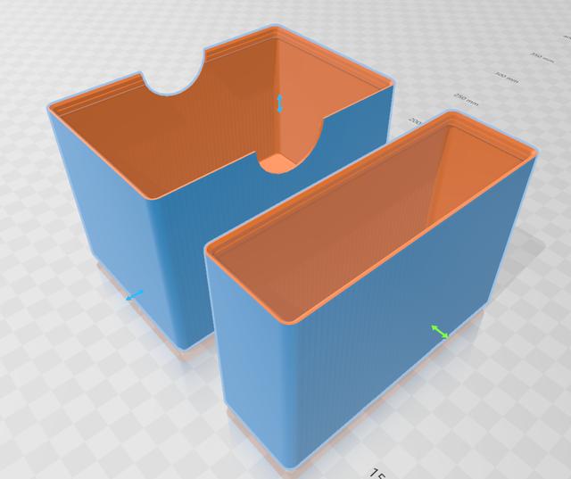 Gridfinity Boxes for Tarot Cards 3D model thumbnail