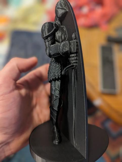 Knights Bookends 3D model thumbnail