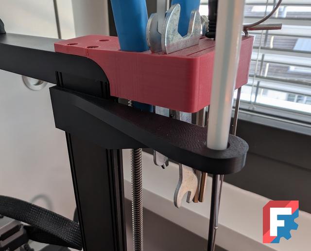 Ender 3 V3 SE - Z axis reverse Bowden mount - press fit 3D model thumbnail