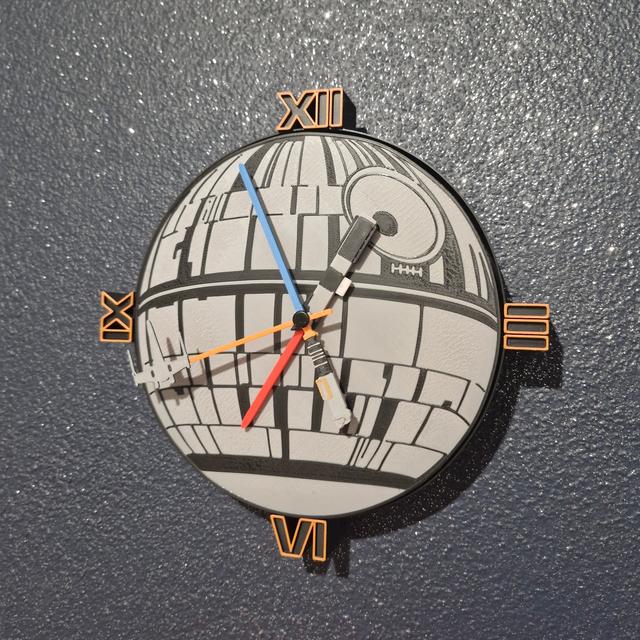 Death Star Clock - REMIX 3D model thumbnail