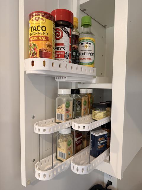 Spice Rack Pullout with Metal Rods (WIDE) 3D model thumbnail