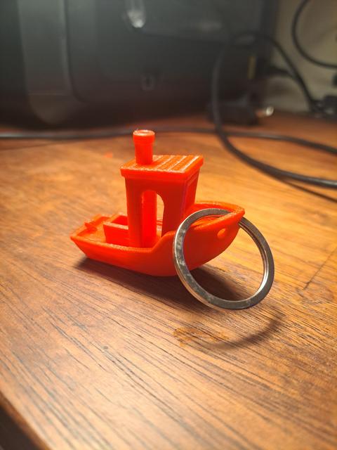 Keychain benchy – The Classic 3D Print with a Twist  :) 3D model thumbnail