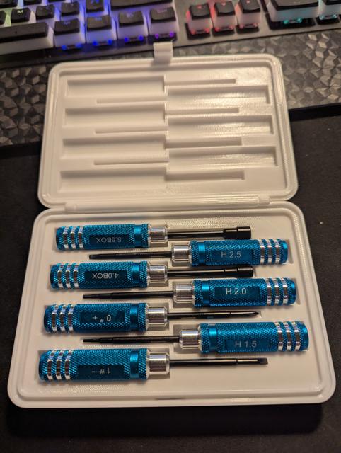 Parametric Rugged Box for YSIDO RC screwdrivers 3D model thumbnail