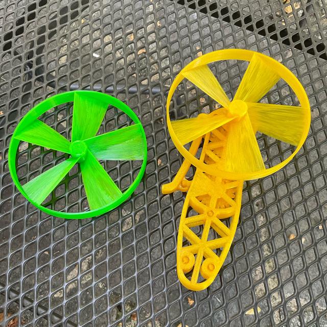 Squeeze Fan Efficient Turbine 3D model thumbnail
