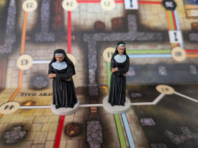 Nuns on the Run - Guards miniatures 3D model thumbnail