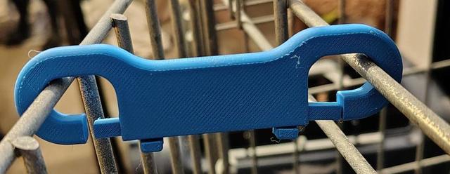 Double Snap Hook Thicker pull tab  3D model thumbnail
