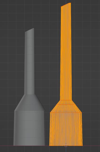 Thin vacuum nozzle (34.925mm ID) 3D model thumbnail