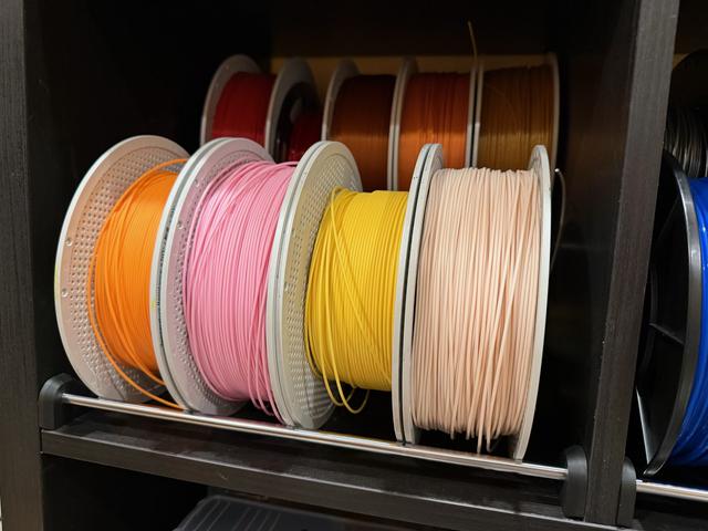 IKEA Kallax Filament Storage Rack (Wider for 310mm Rods) 3D model thumbnail