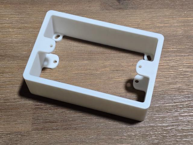 35mm standoff for ASNZ electrical wallplate 3D model thumbnail