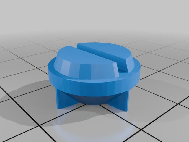 Lee 7/8oz Finned Wad  3D model thumbnail