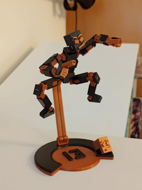Lucky 13 Adjustable Face 3D model thumbnail