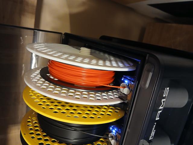 Quarter Kilo (small) spool adapter for Bambu AMS 3D model thumbnail