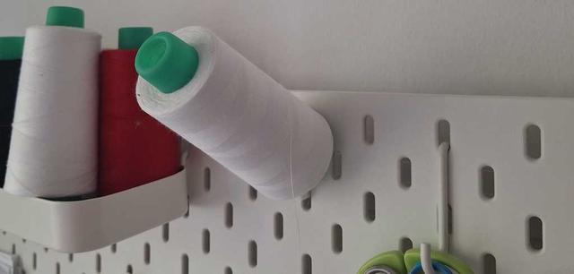 Serger cone holder for IKEA pegboard 3D model thumbnail