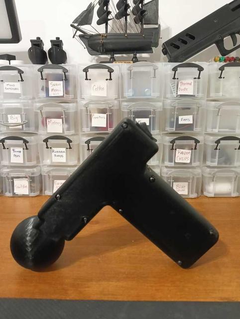 Massage Gun 3D model thumbnail