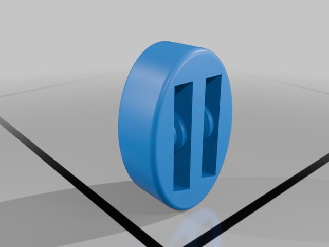 Wooden pulley block — nautical / ship model scale 3D model thumbnail