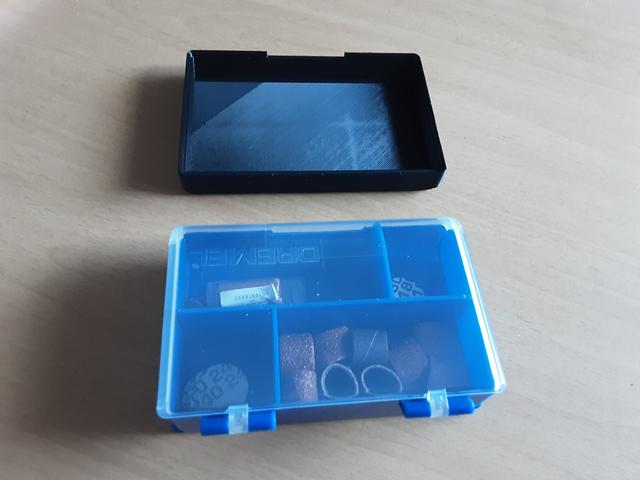 Dremel box holder to use with the Gridfinity system 3D model thumbnail