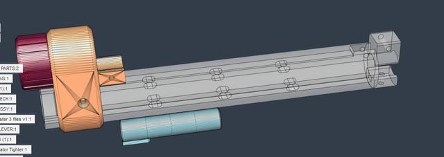 Vulture's Leg Drum Spring Mag 3D model thumbnail