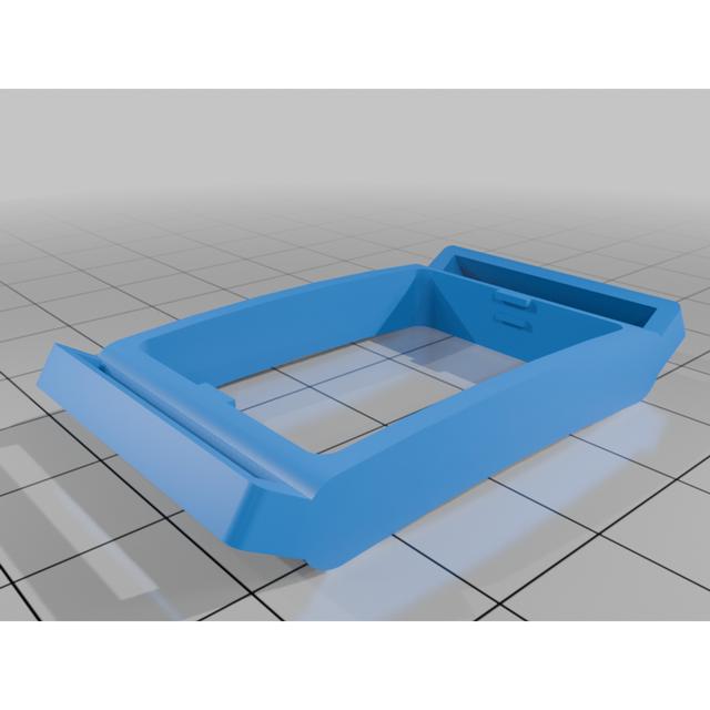 Helio to Coros Strap Adapter 3D model thumbnail