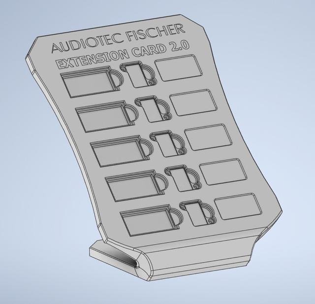 Audiotec Fischer EC2.0 stand 3D model thumbnail