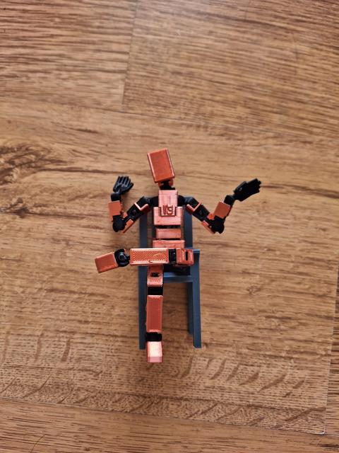 lucky 13 chair 3D model thumbnail