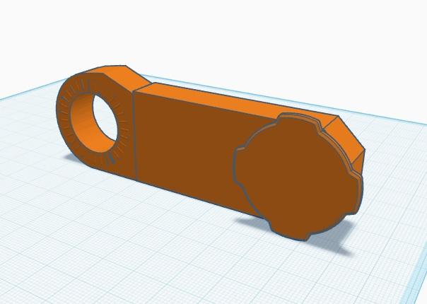 Quad Lock mount for phone 3D model thumbnail