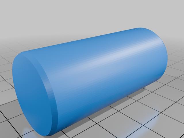 15/16th"x2" cylinder 3D model thumbnail