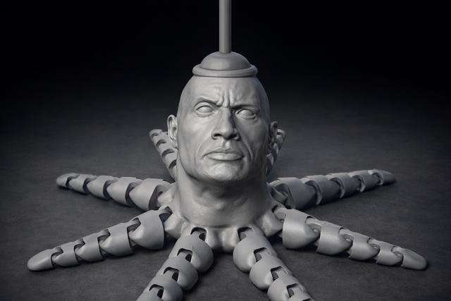 Dwayne The Plunger Rocktopus 3D model thumbnail