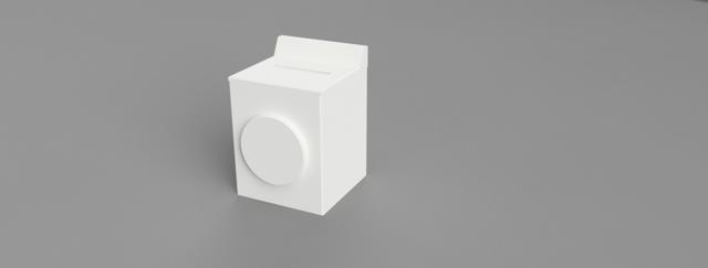 Piggybank Washing machine 3D model thumbnail