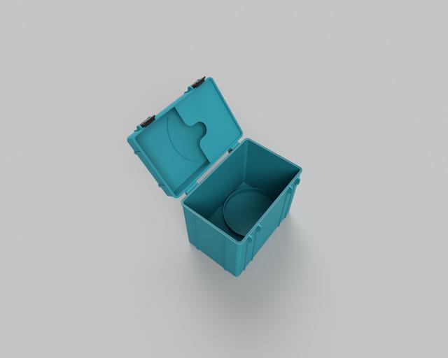 Makita Random Orbital Sander rugged box 3D model thumbnail