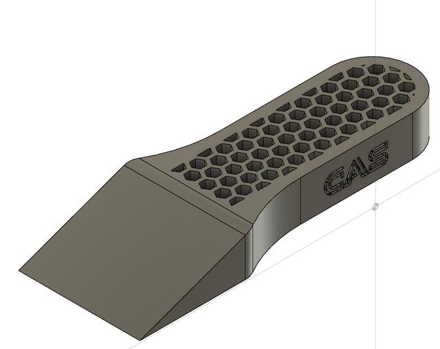 3D Printer Bed Scraper 3D model thumbnail
