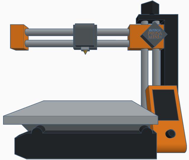 3D Printed 3D Printer-Prusa MINI 3D model thumbnail