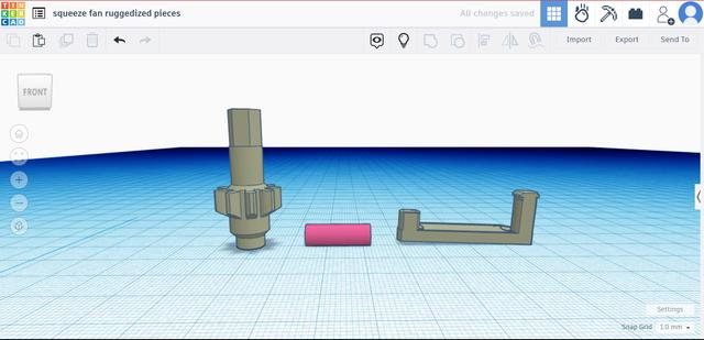 Squeeze Fan Ruggedized 2.0 Pieces 3D model thumbnail