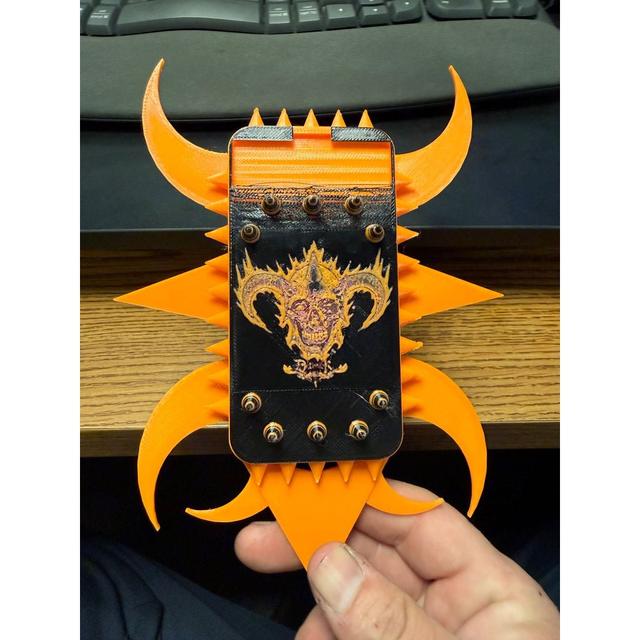 DethBadge holder AKA Dethphone 3D model thumbnail