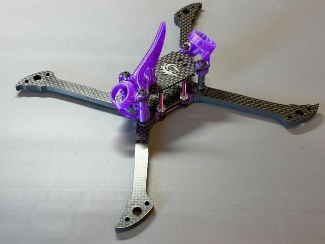 104archit. TPU Complete Set for Bahamut / Bahamut REX (Camera Mount / VTX Antenna Mount / Rain Guard / Turtle Fin / Strap Stopper) 3D model thumbnail
