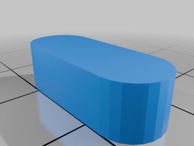 Replacement Rubber Foot for Terramaster D4-320 DAS 3D model thumbnail